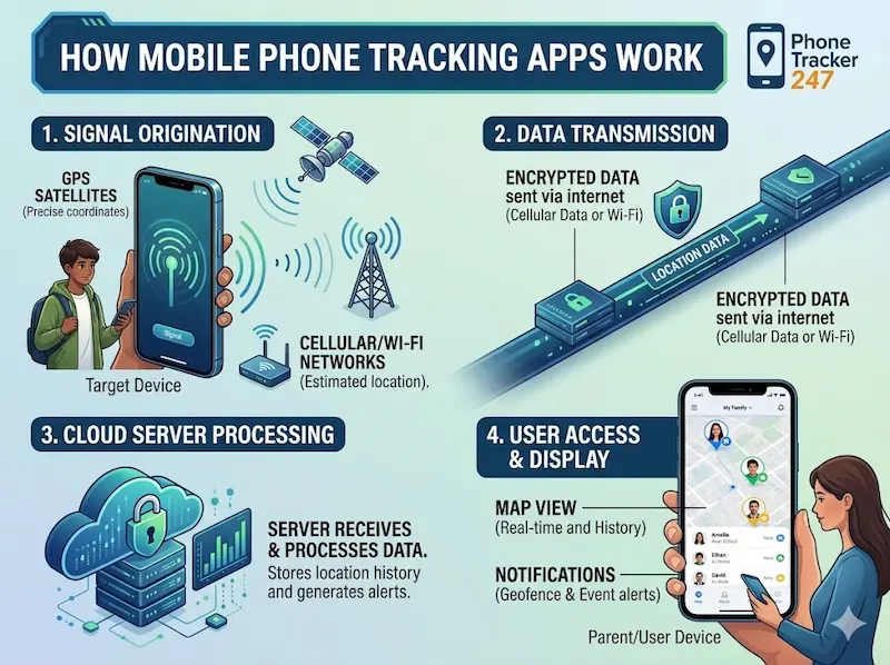 How Mobile Phone Tracking Apps Work