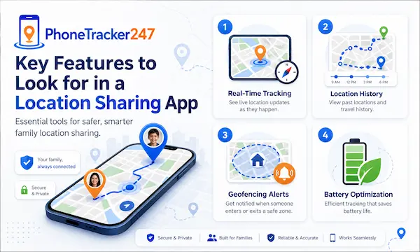 10 Best Real Time Location Sharing Apps for 2026 (Tested) 4 Key Features to Look for in a Location Sharing App