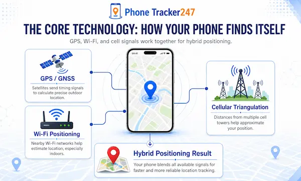 How Do Family Locator Apps Work? A 2026 Guide to Technology 1 The Core Technology: How Your Phone Finds Itself