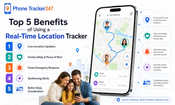 10 Best Real Time Location Sharing Apps for 2026 (Tested) 2 Top 5 Benefits of Using a Real-Time Location Tracker