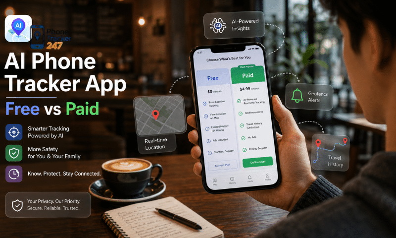 Phone Tracker App Free vs Paid