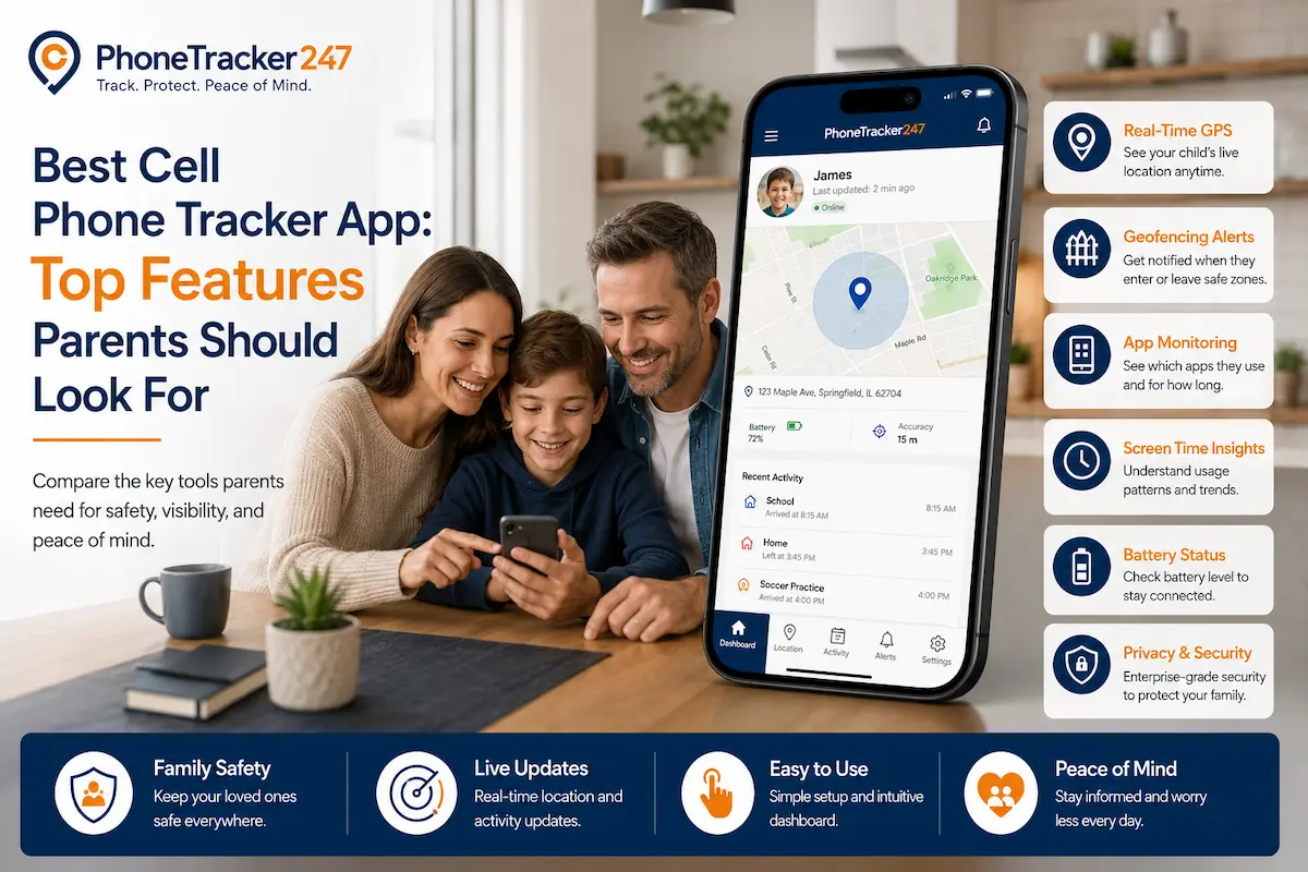 Best Cell Phone Tracker App: Top Features Parents Should Look For