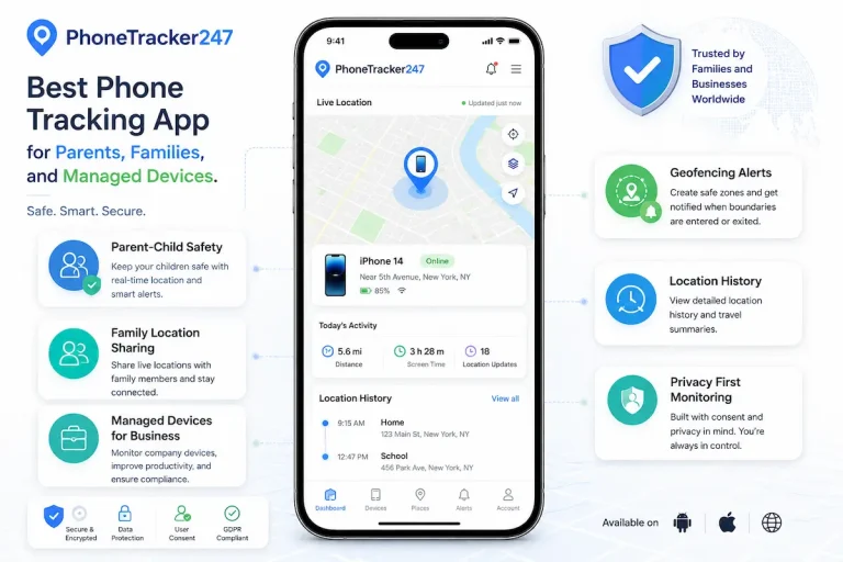 Best Phone Tracking App for Parents, Families, and Managed Devices