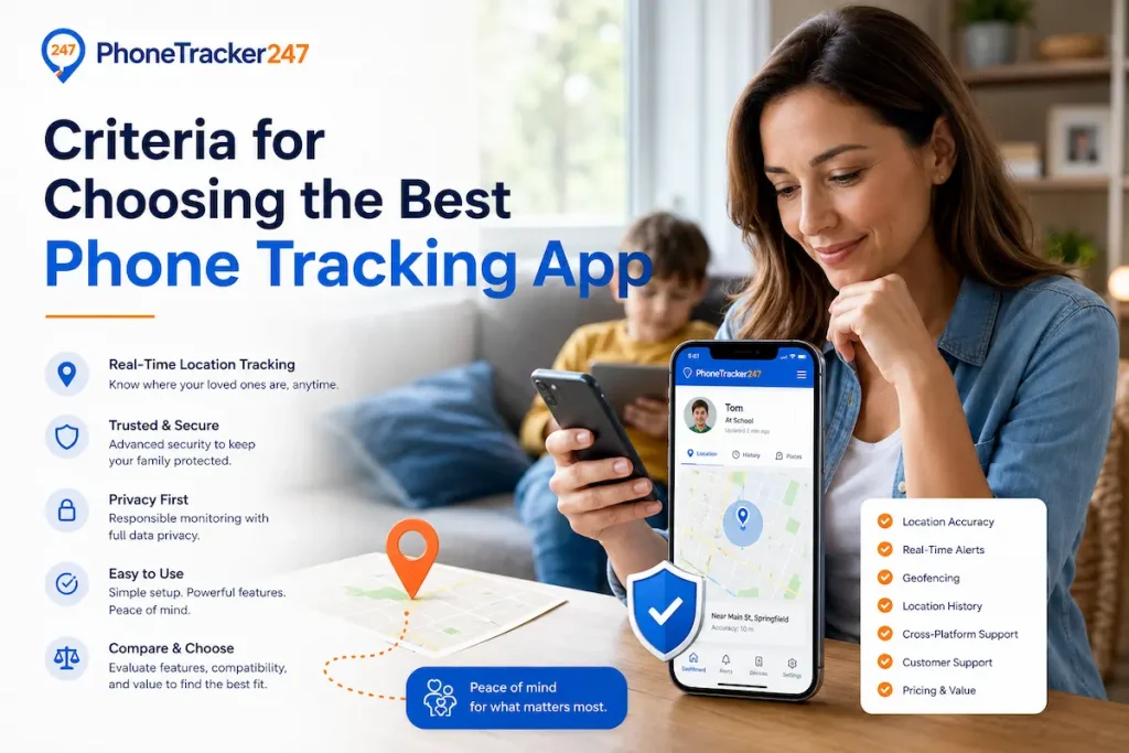 Criteria for Choosing the Best Phone Tracking App
