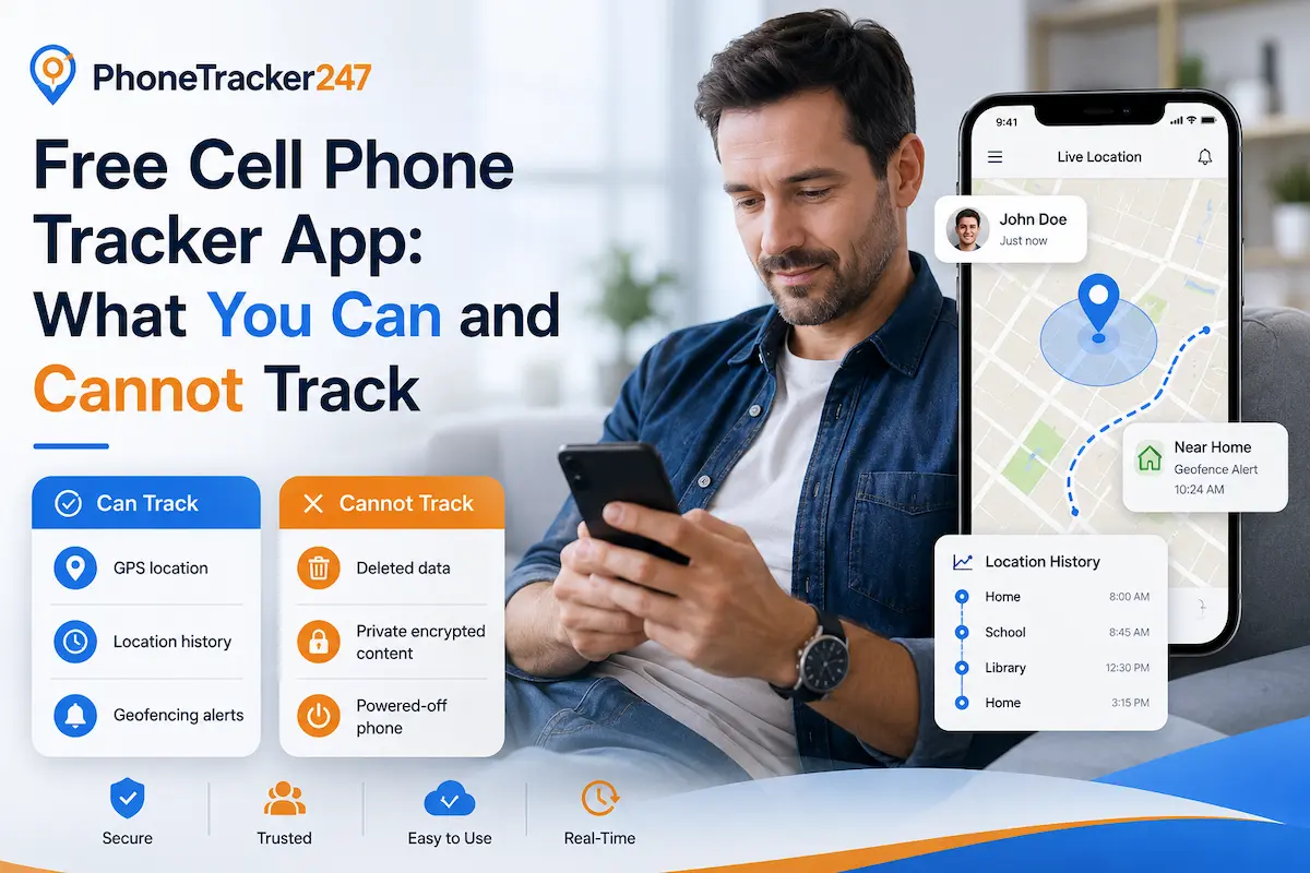 Free Cell Phone Tracker App: What You Can and Cannot Track