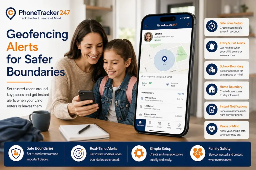 Best Cell Phone Tracker App: Top Features Parents Should Look For 2 Geofencing Alerts for Safer Boundaries