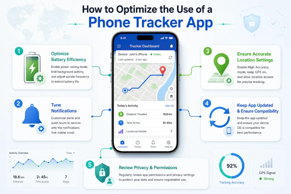 Phone Tracker App Download Checklist: What to Prepare Before Setup 4 How to Optimize the Use of a Phone Tracker App