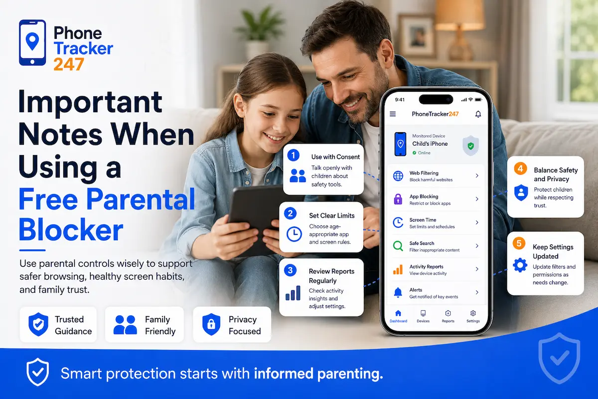 Important Notes When Using a Free Parental Blocker