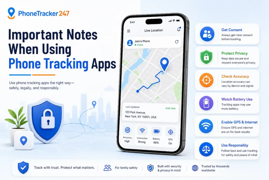 Important Notes When Using Phone Tracking Apps