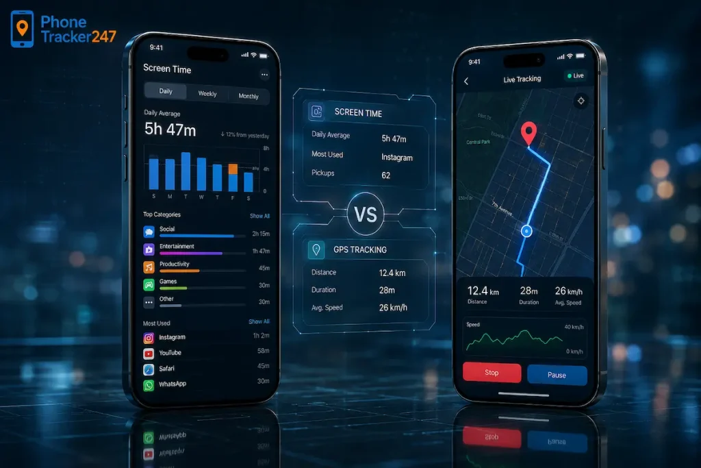 Key Differences Between Phone App Tracker vs Phone Tracker App