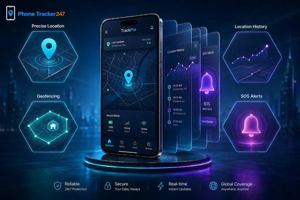 Phone Tracker GPS Tracking App: Real-Time Location Explained 3 Key Features of Phone Tracker GPS Tracking App
