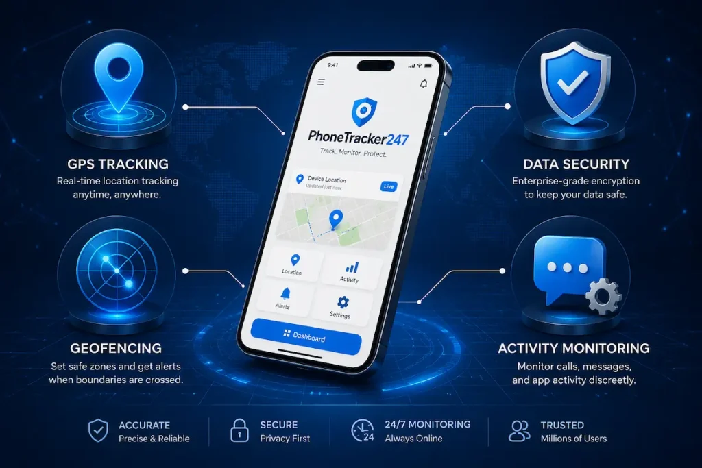 PhoneTracker247 App Review: Feature Overview and Use Cases 1 Key Features of PhoneTracker247