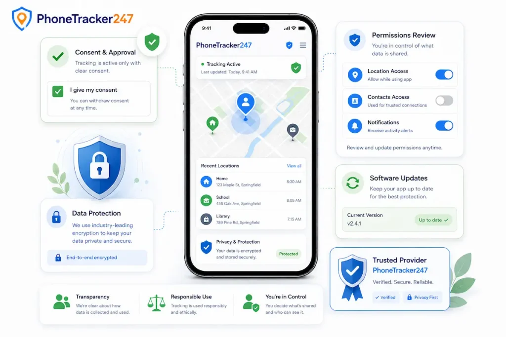 Free Phone Tracker App: Benefits, Limits, and Safer Alternatives 5 Privacy consent responsible phone tracking