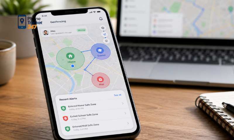 Geofencing Phone Tracker App