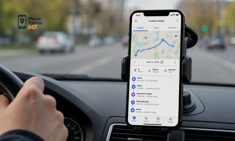 Phone Location History App