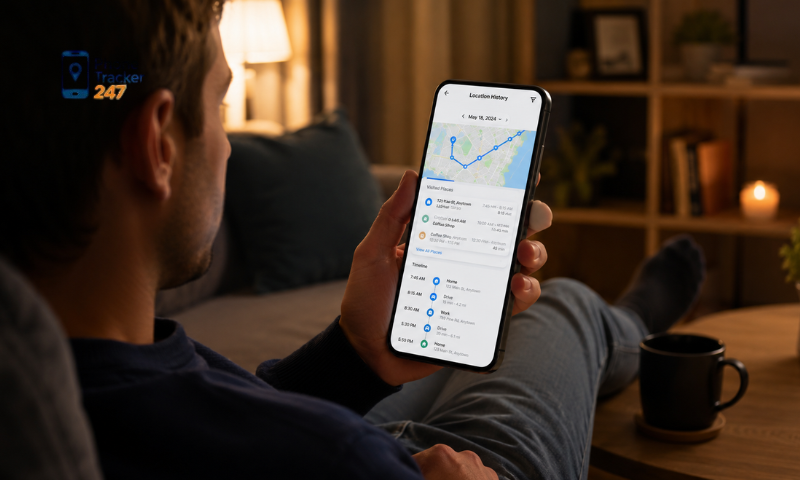 Phone Location History App