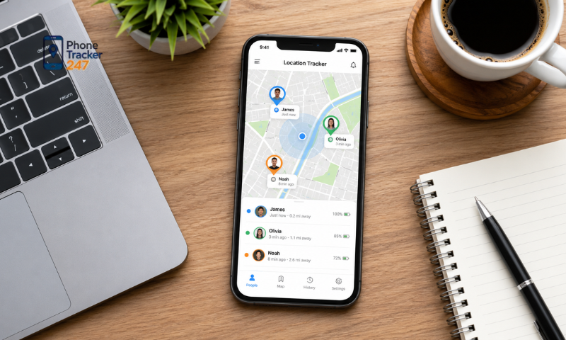 Cell Phone Location Tracker App