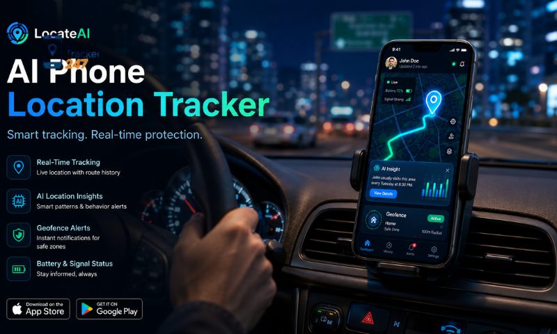 Phone Location Tracker App