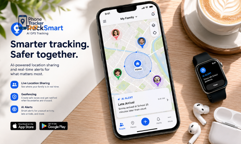 GPS Tracking App for Mobile Phones