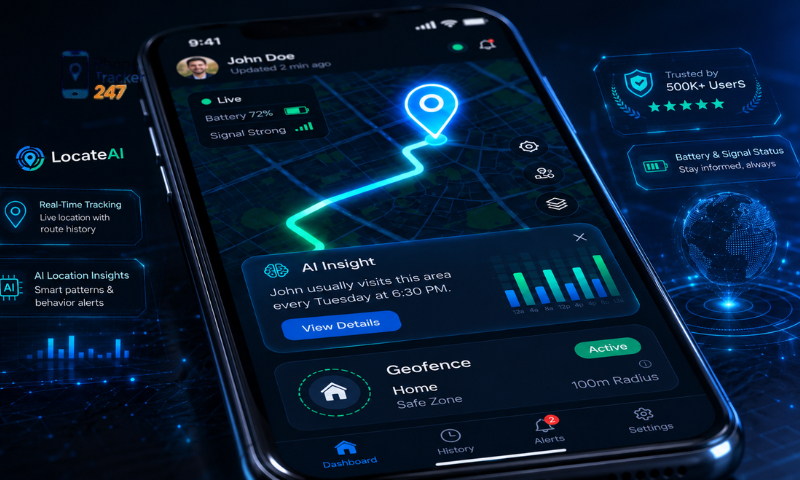 Phone Location Tracker App