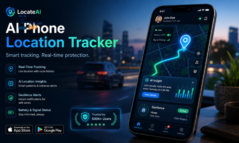 Phone Location Tracker App