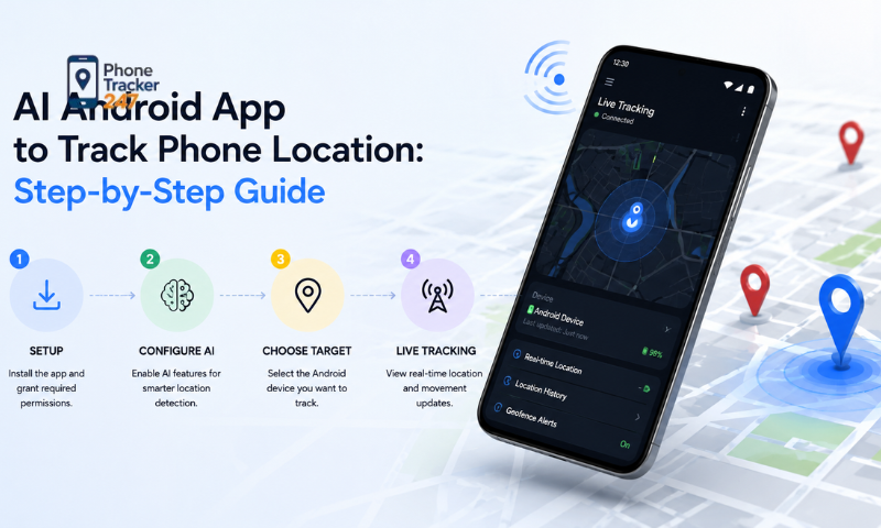 Android App to Track Phone Location