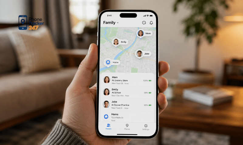 iOS Phone Tracker App