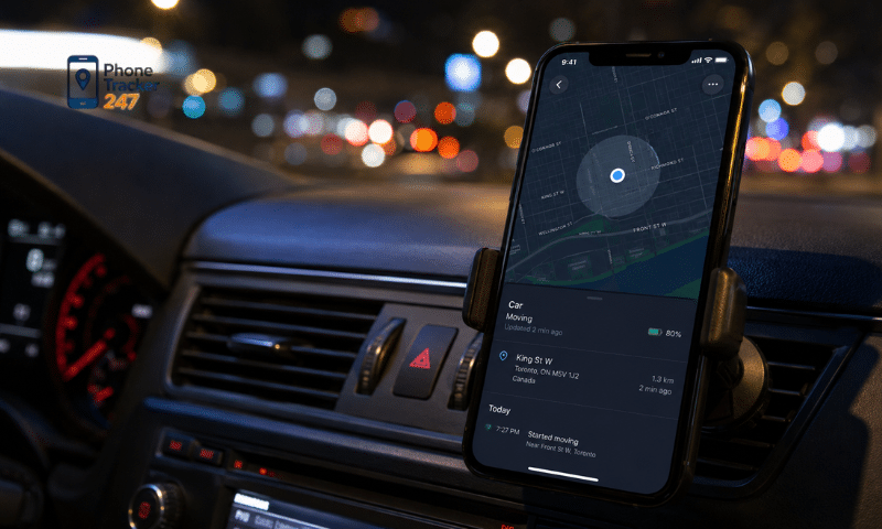 iOS Phone Tracker App