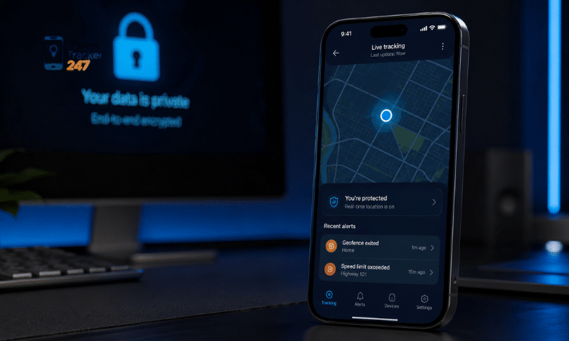 iOS Phone Tracker App